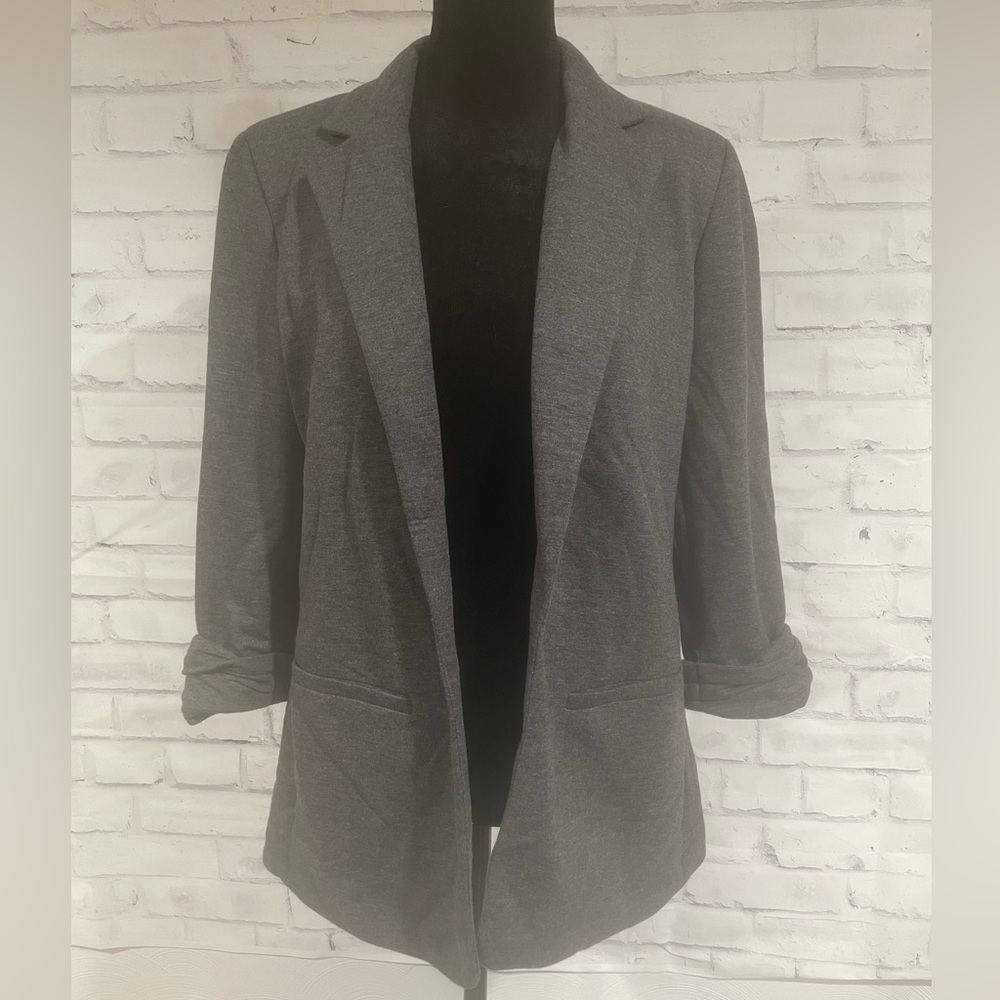 EUC Forever 21 Women’s Small Gray Soft Blazer